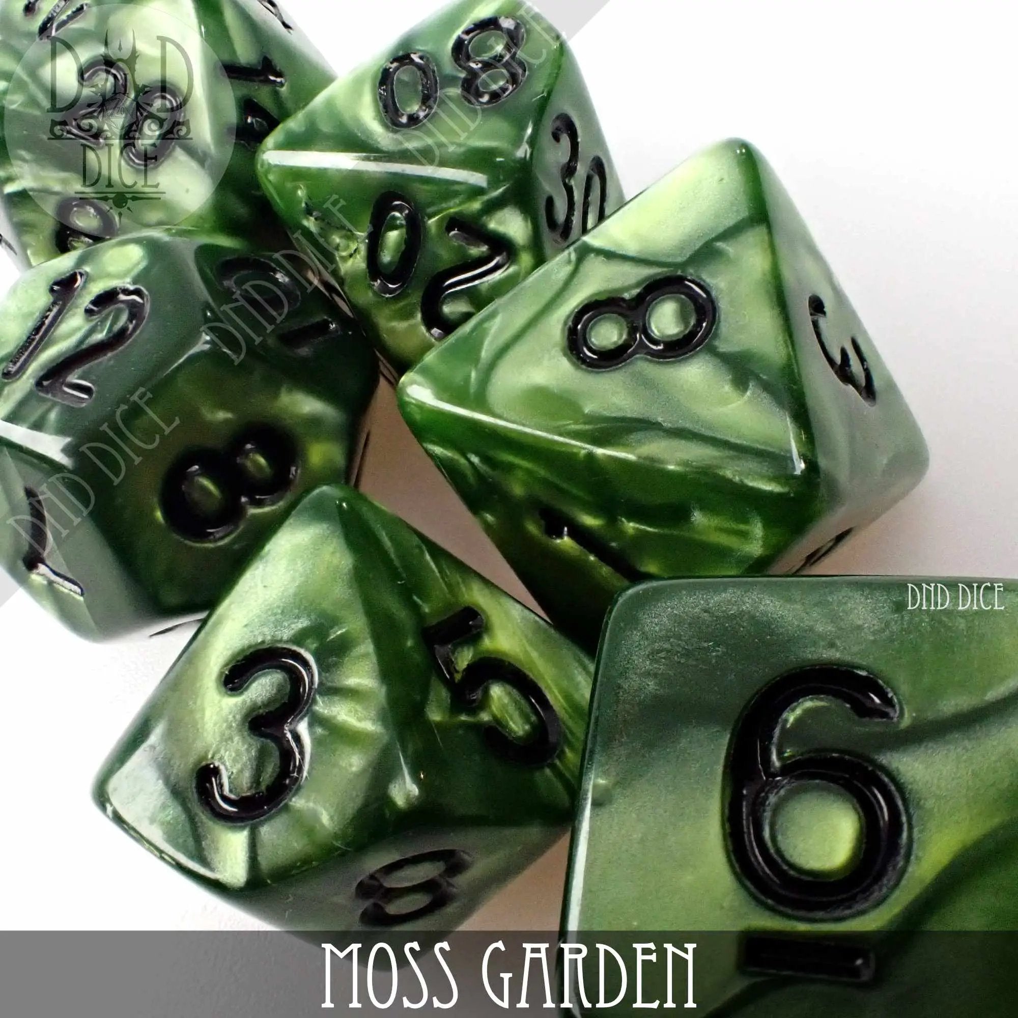 Moss Garden Dice Set by DNDDICE.COM