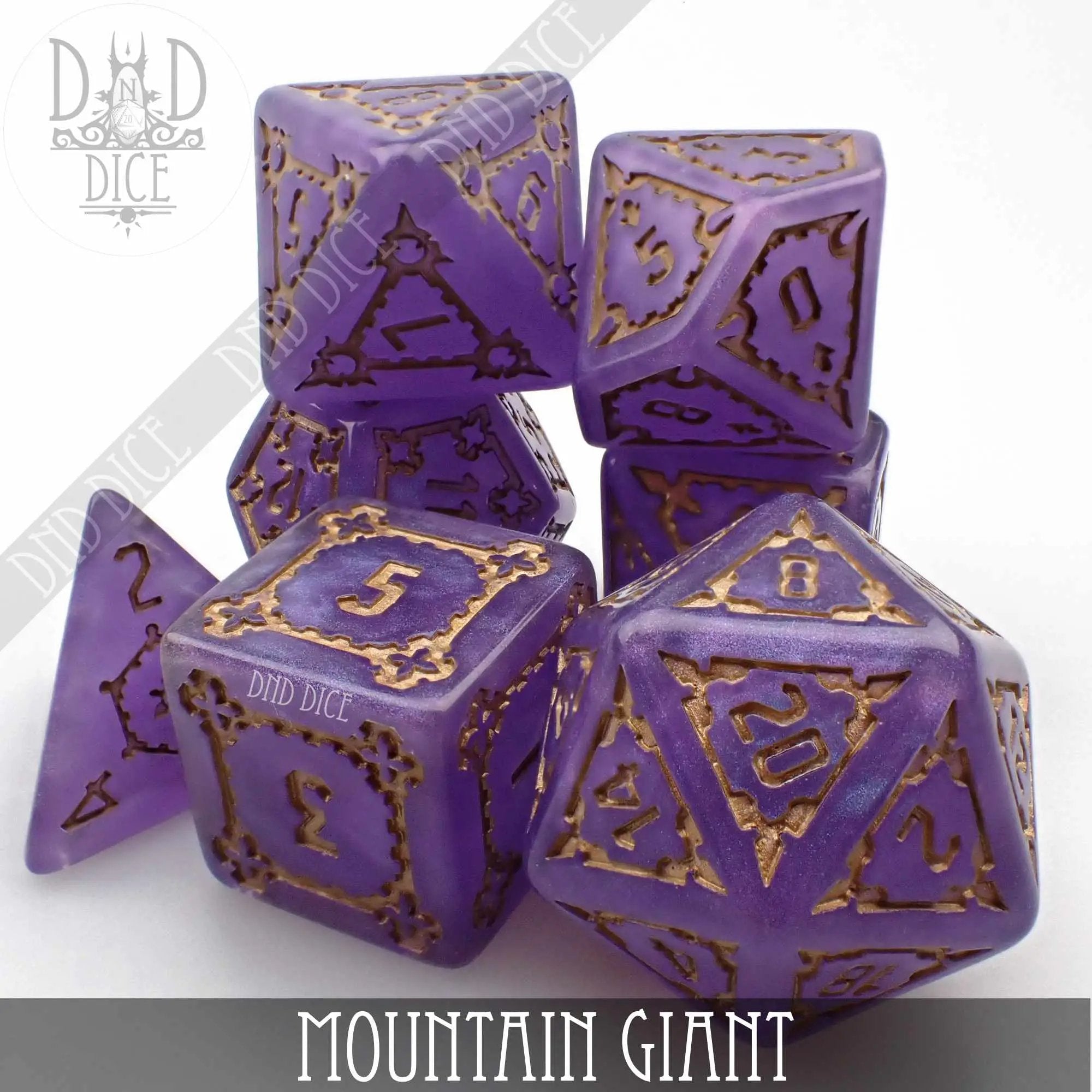 Mountain Giant Dice Set (Oversize) by DNDDICE.COM