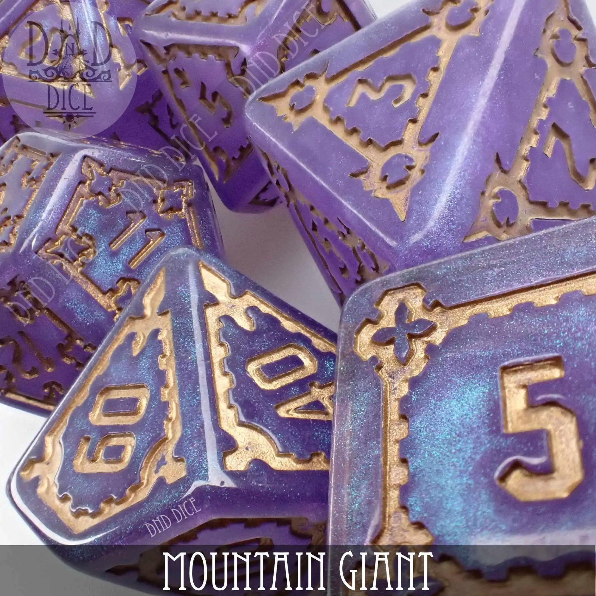 Mountain Giant Dice Set (Oversize) by DNDDICE.COM