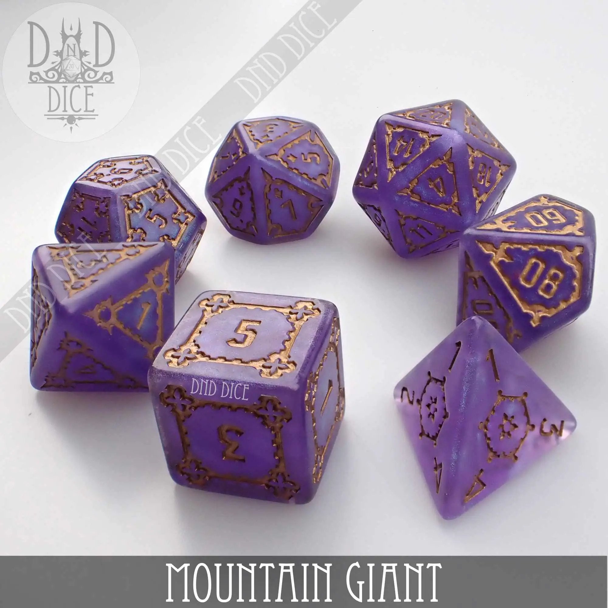 Mountain Giant Dice Set (Oversize) by DNDDICE.COM