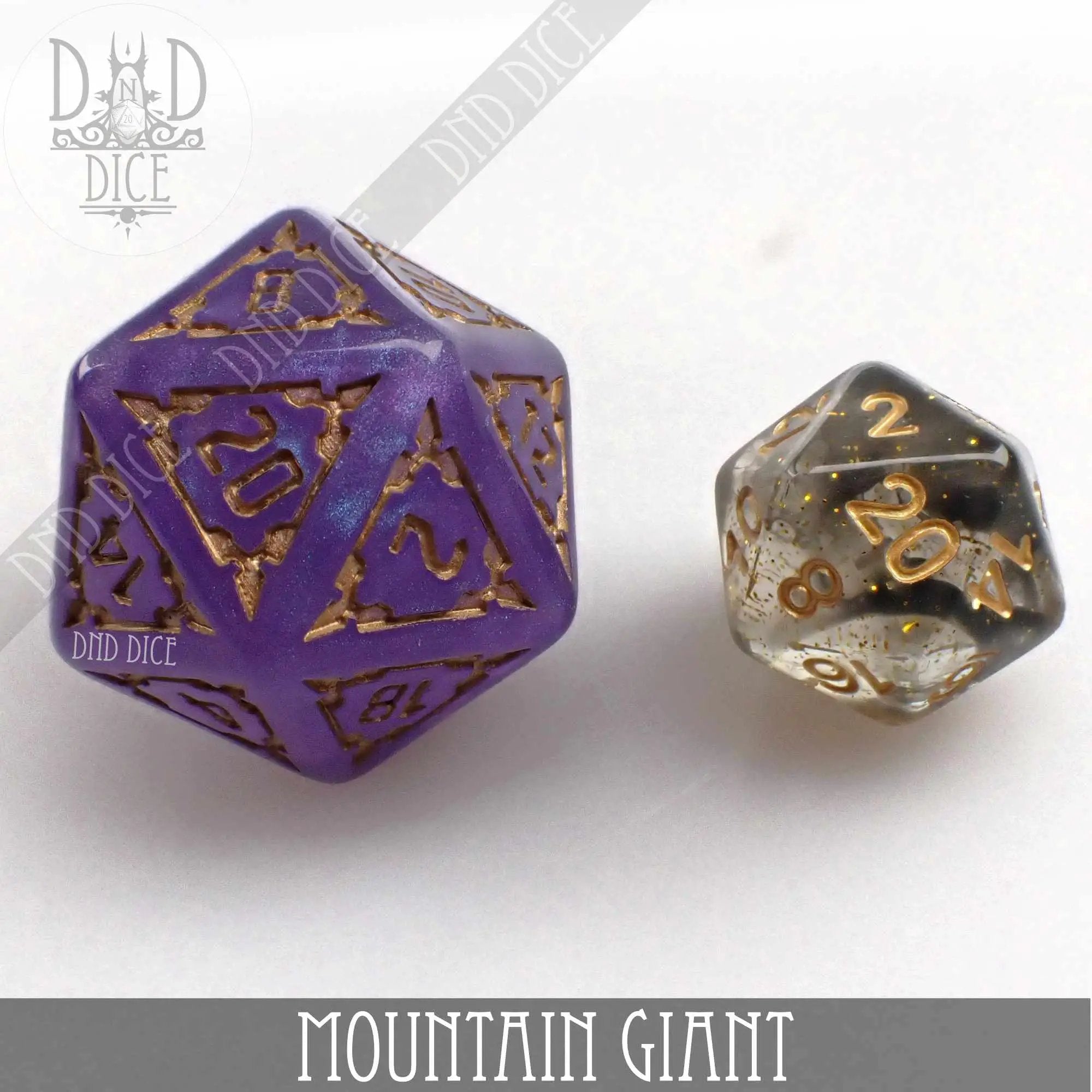 Mountain Giant Dice Set (Oversize) by DNDDICE.COM