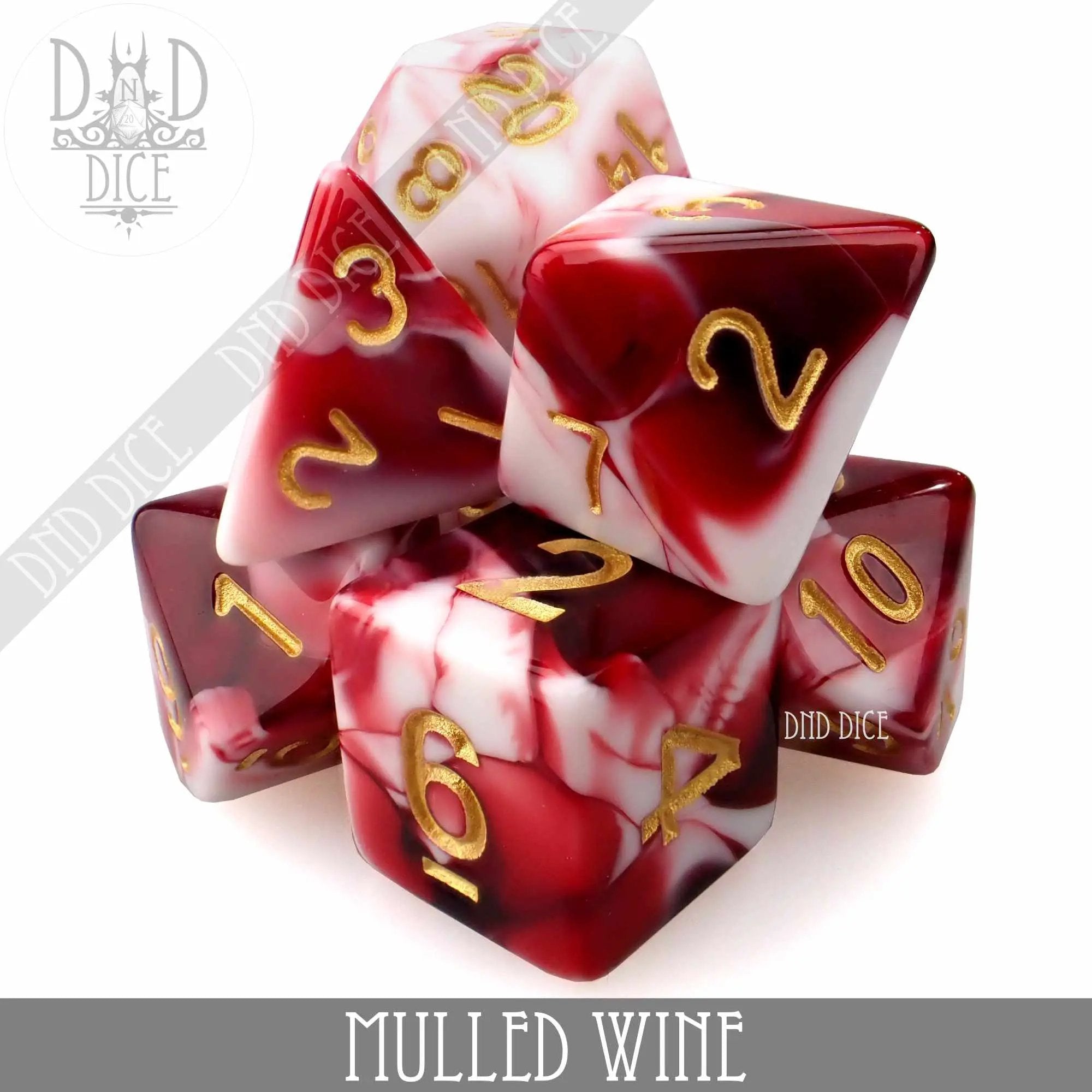 Mulled Wine Dice Set by DNDDICE.COM