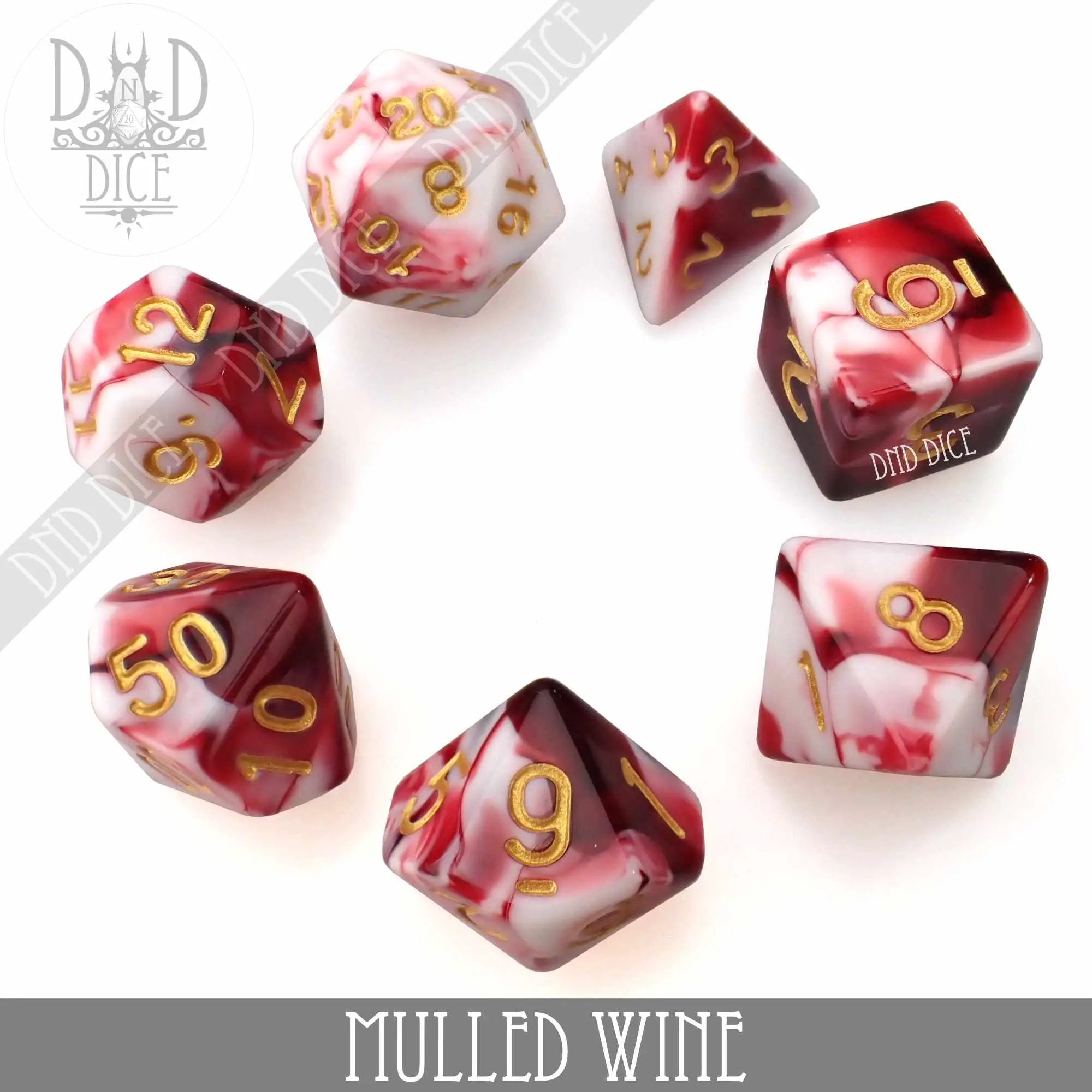 Mulled Wine Dice Set by DNDDICE.COM