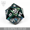 34mm D20 - Neo Necropolis (Metal) by DNDDICE.COM
