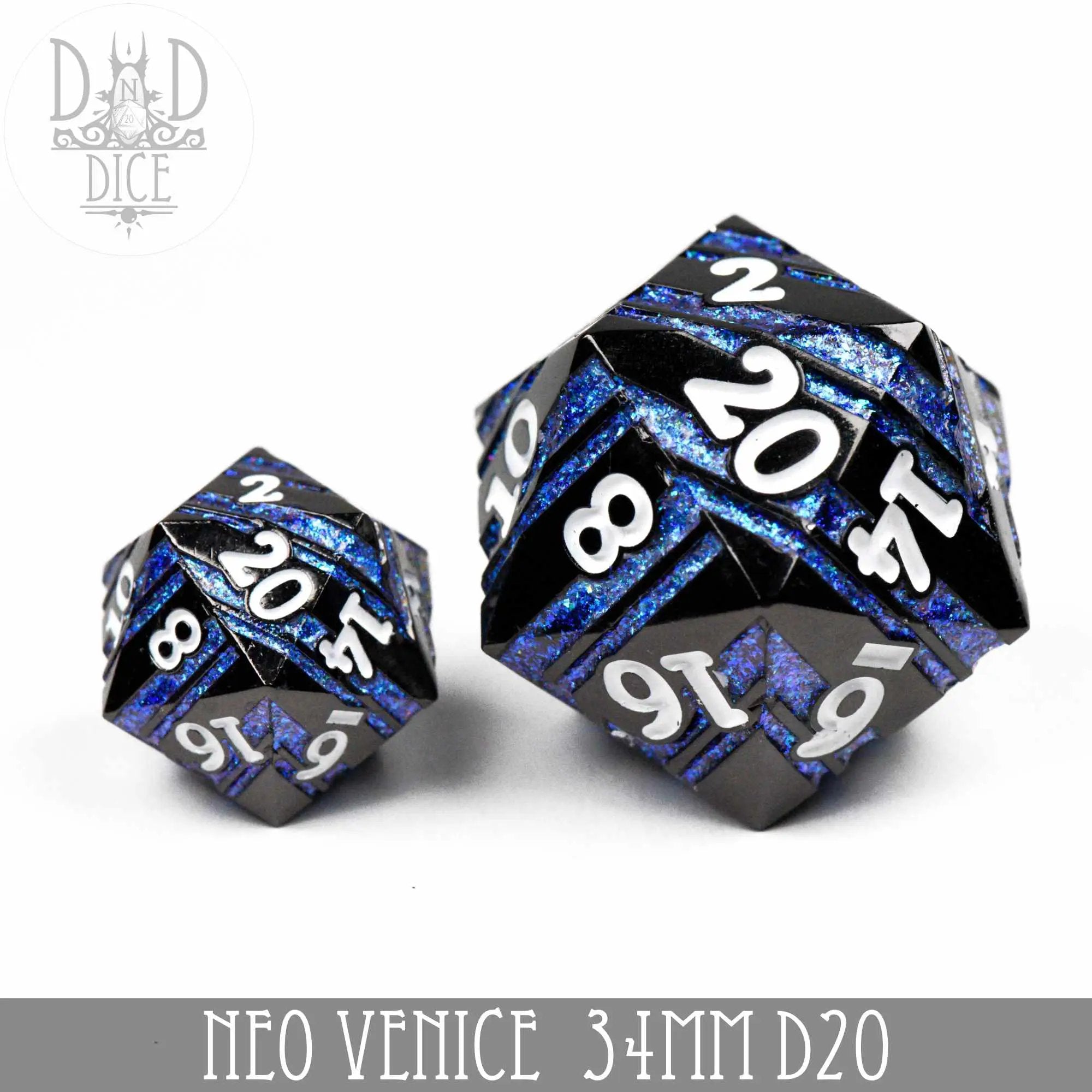 34mm D20 - Neo Venice (Metal) by DNDDICE.COM