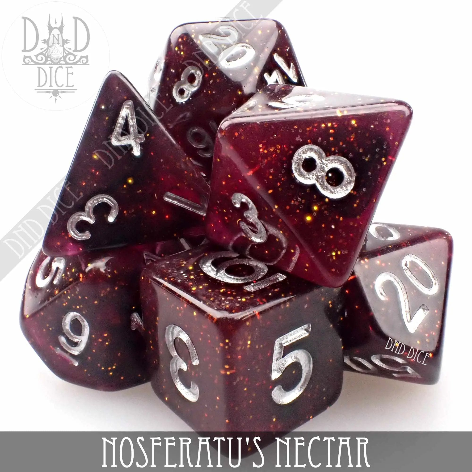 Nosferatu's Nectar Dice Set by DNDDICE.COM