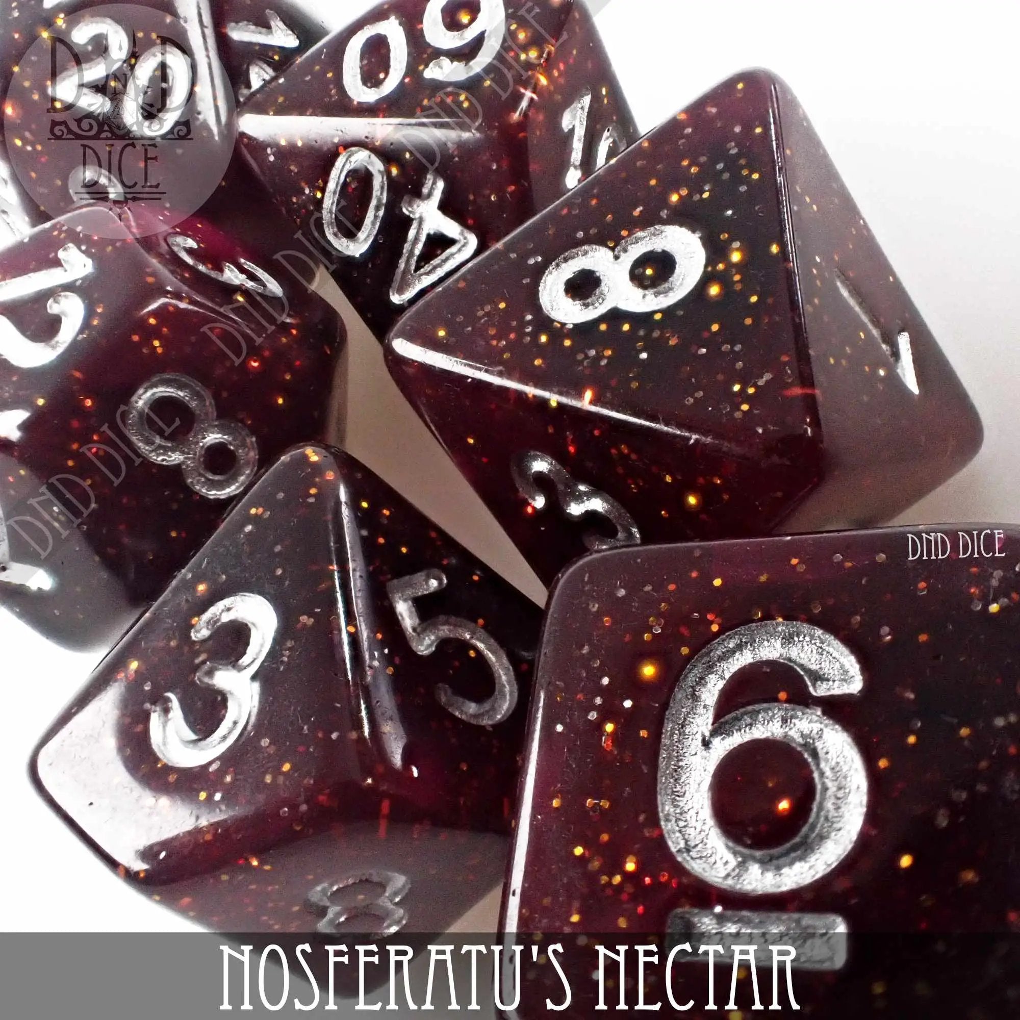 Nosferatu's Nectar Dice Set by DNDDICE.COM