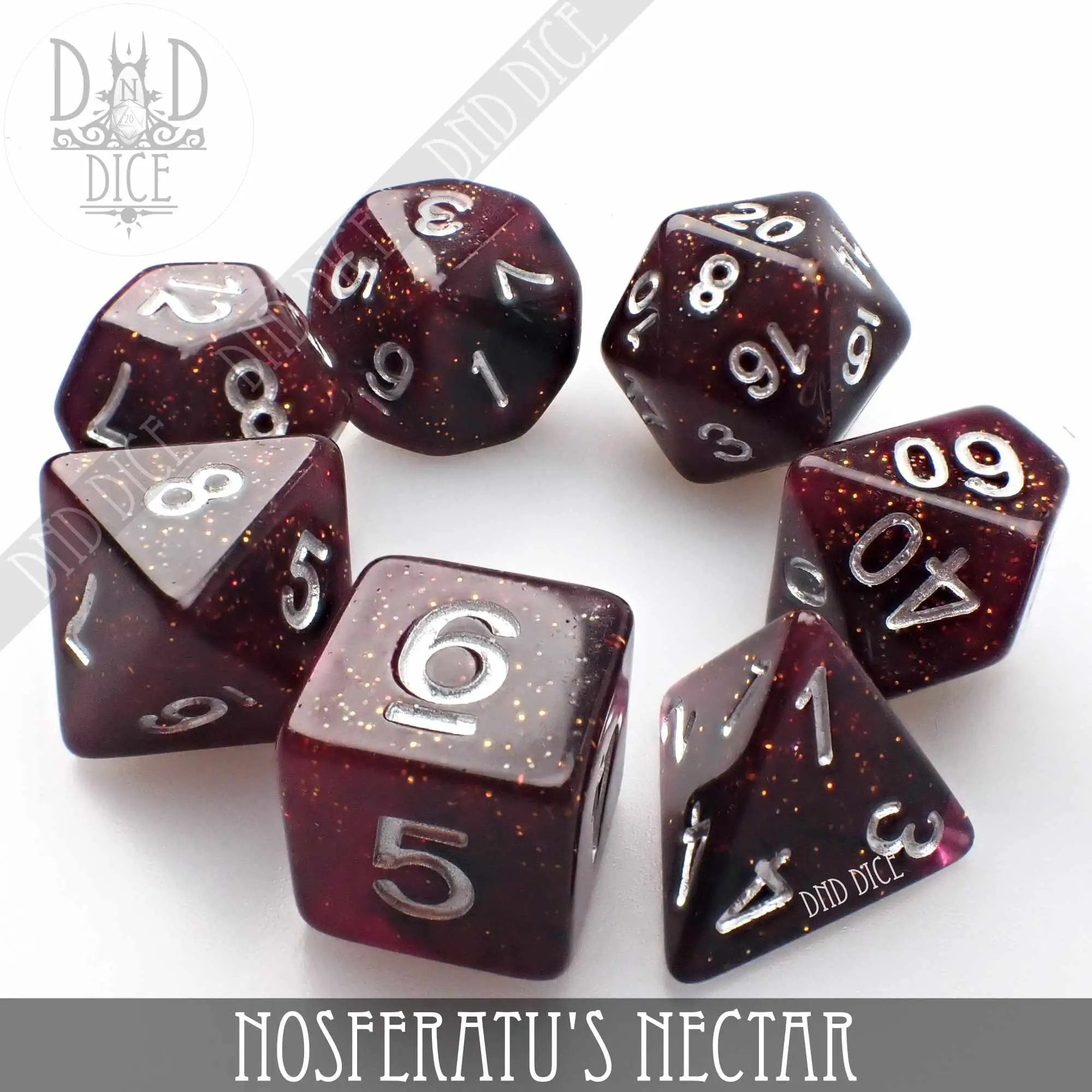 Nosferatu's Nectar Dice Set by DNDDICE.COM