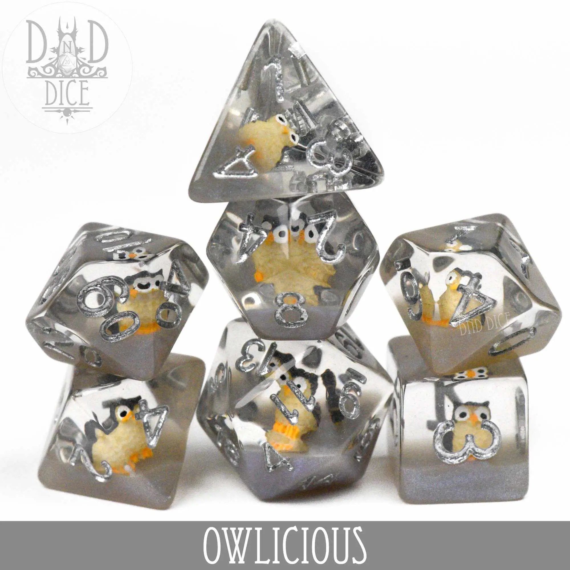 Owlicious Dice Set by DNDDICE.COM