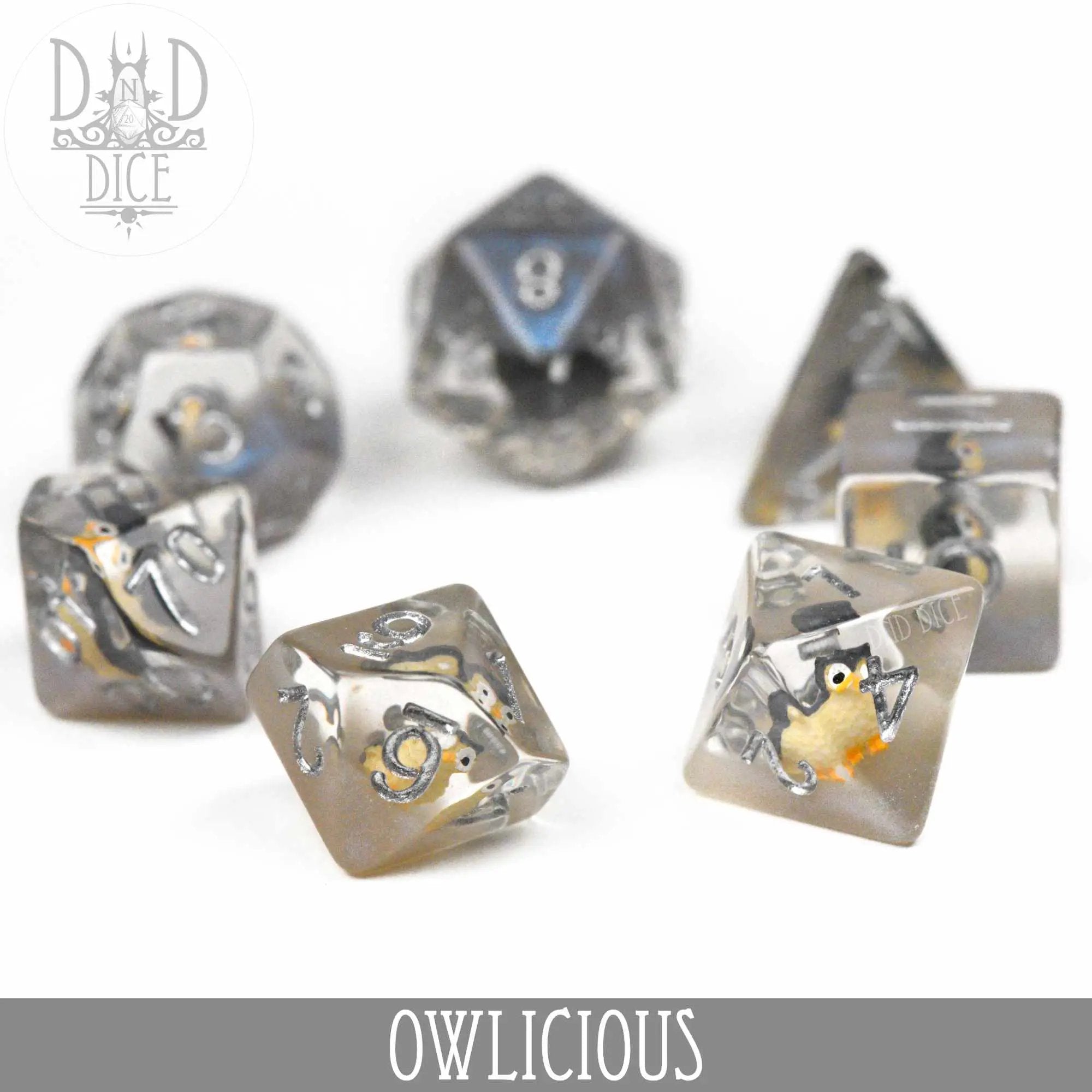 Owlicious Dice Set by DNDDICE.COM