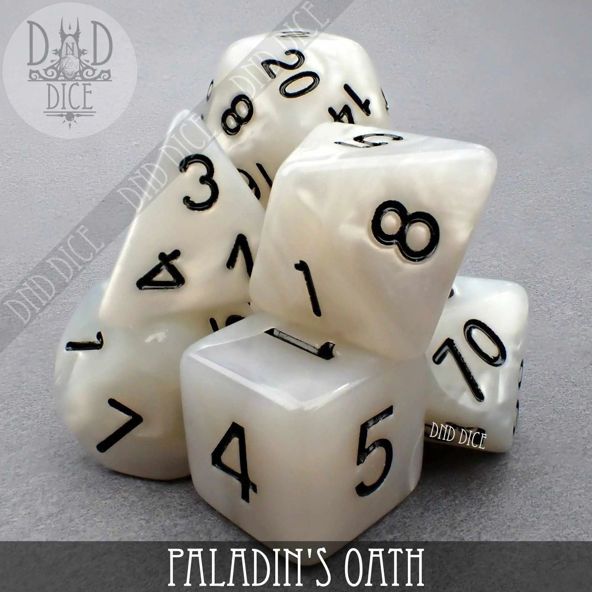 Holy Order Dice Set by DNDDICE.COM