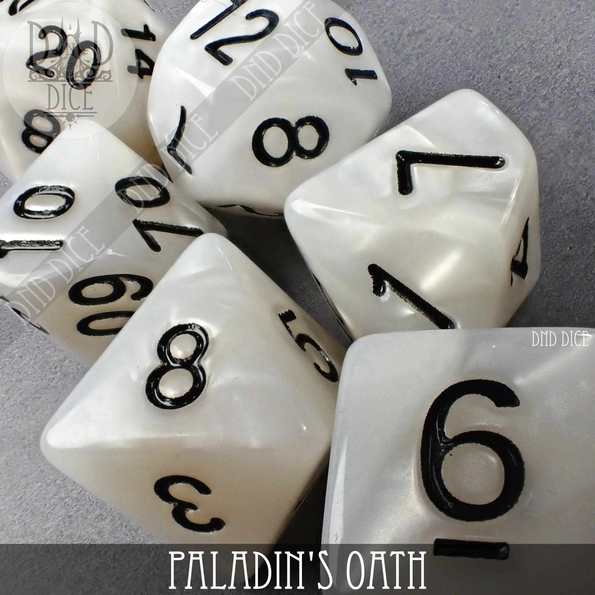 Holy Order Dice Set by DNDDICE.COM