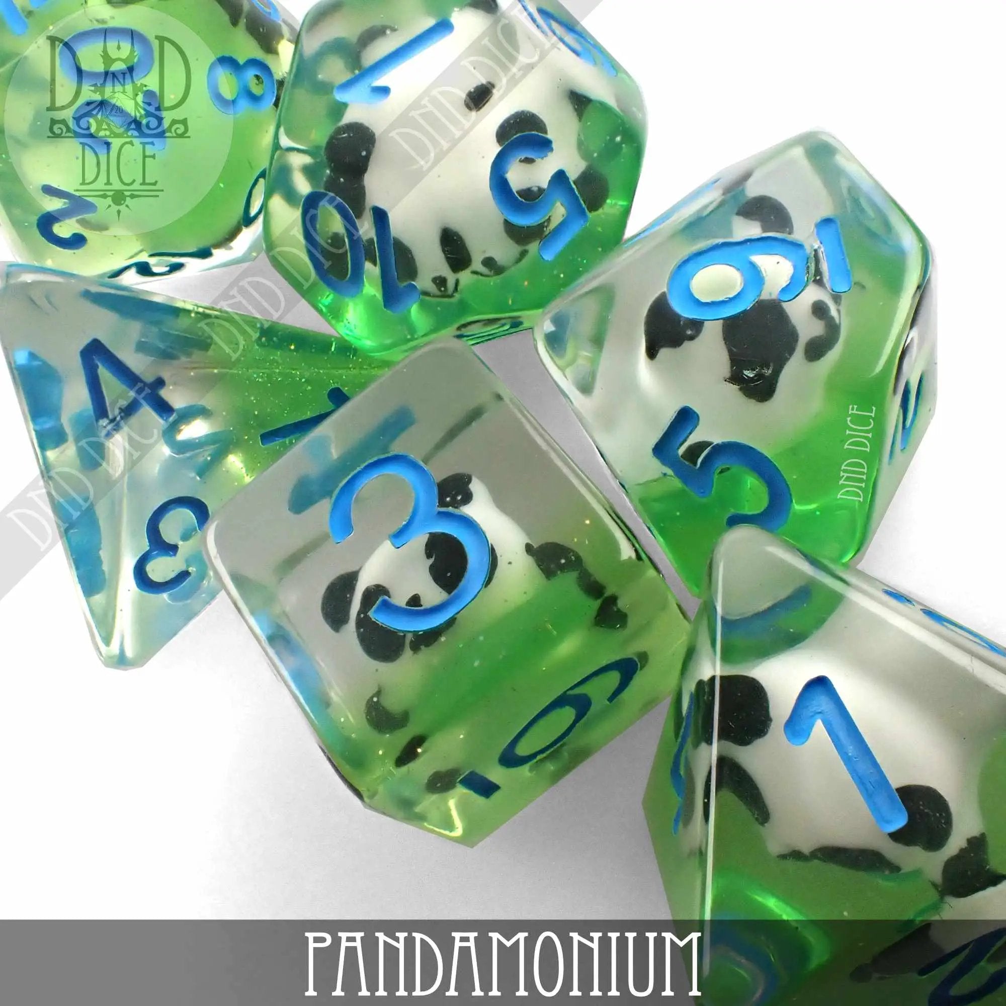 Pandamonium Dice Set by DNDDICE.COM