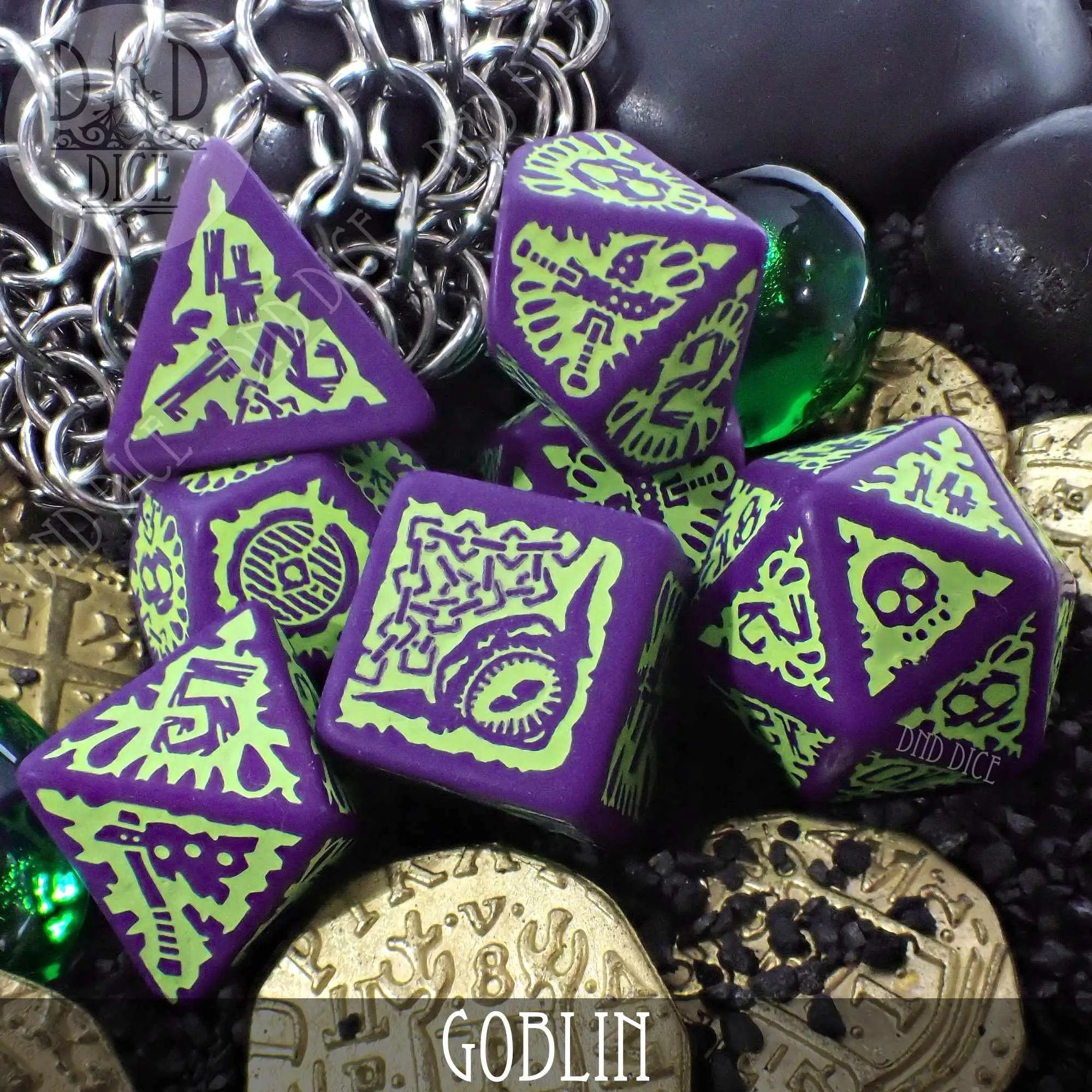 Pathfinder - Goblin Dice Set by DNDDICE.COM