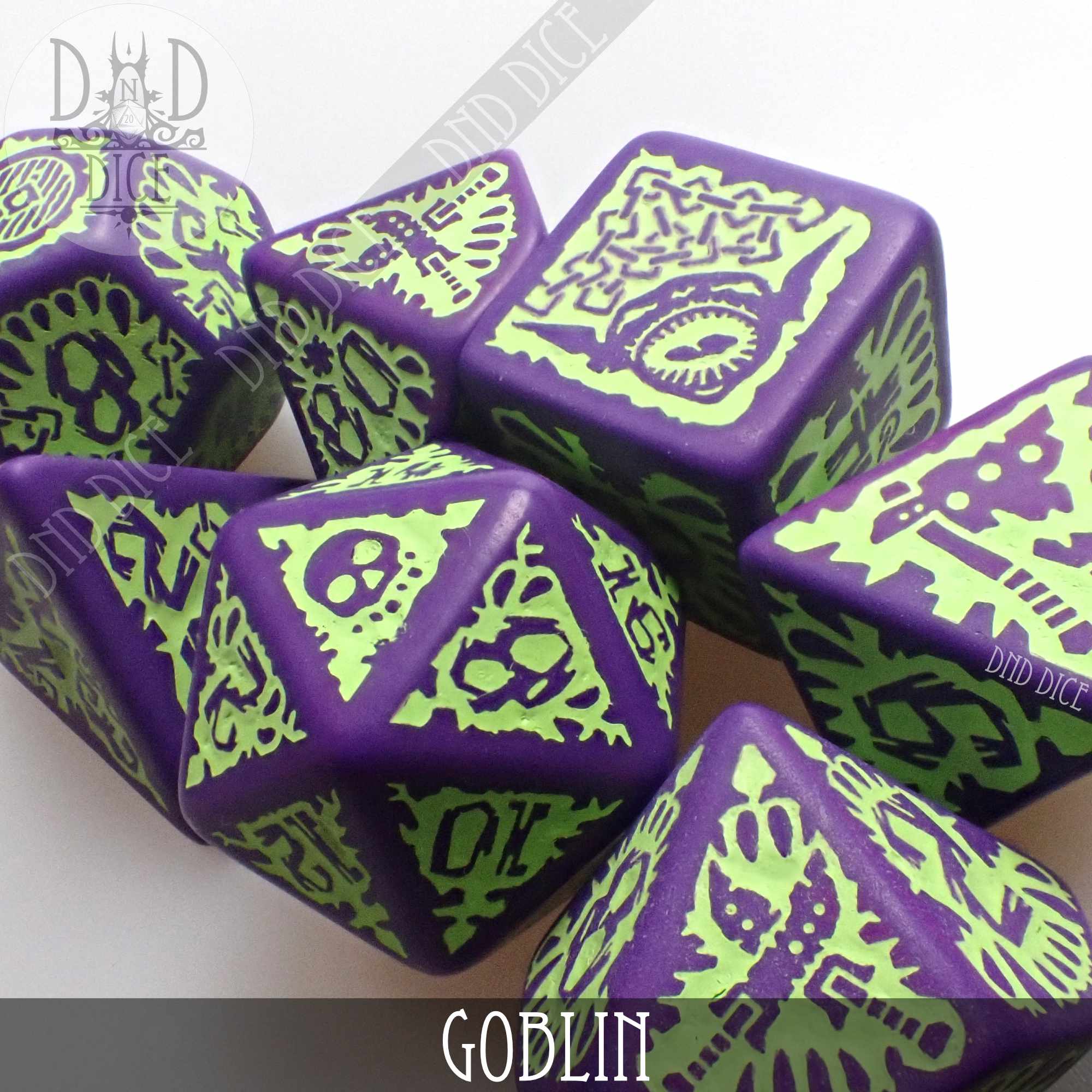 Pathfinder - Goblin Dice Set by DNDDICE.COM