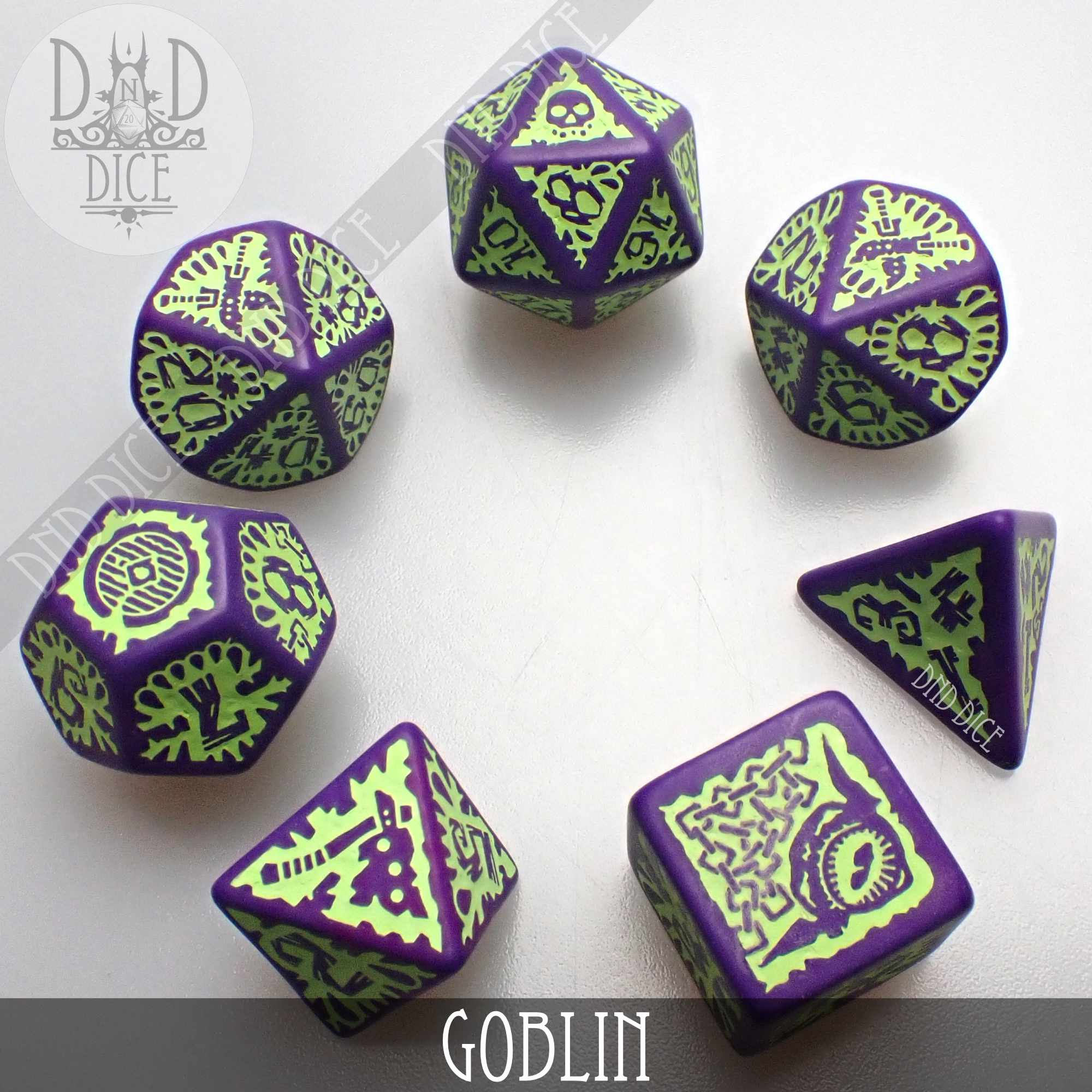 Pathfinder - Goblin Dice Set by DNDDICE.COM