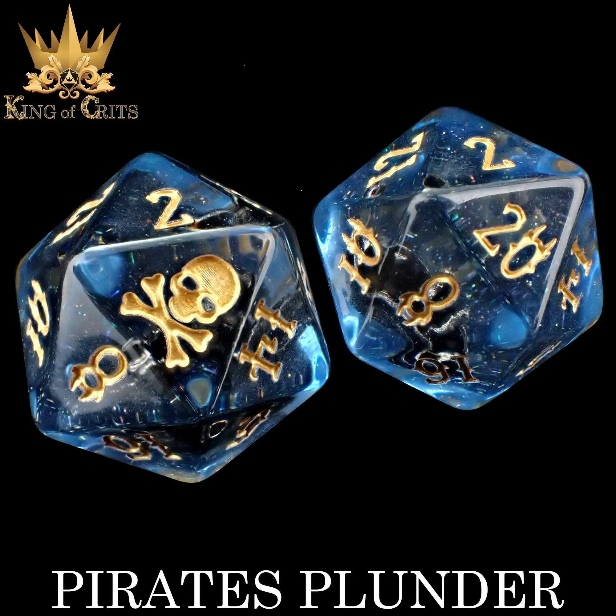 Pirates Plunder 11 Dice Set by DNDDICE.COM