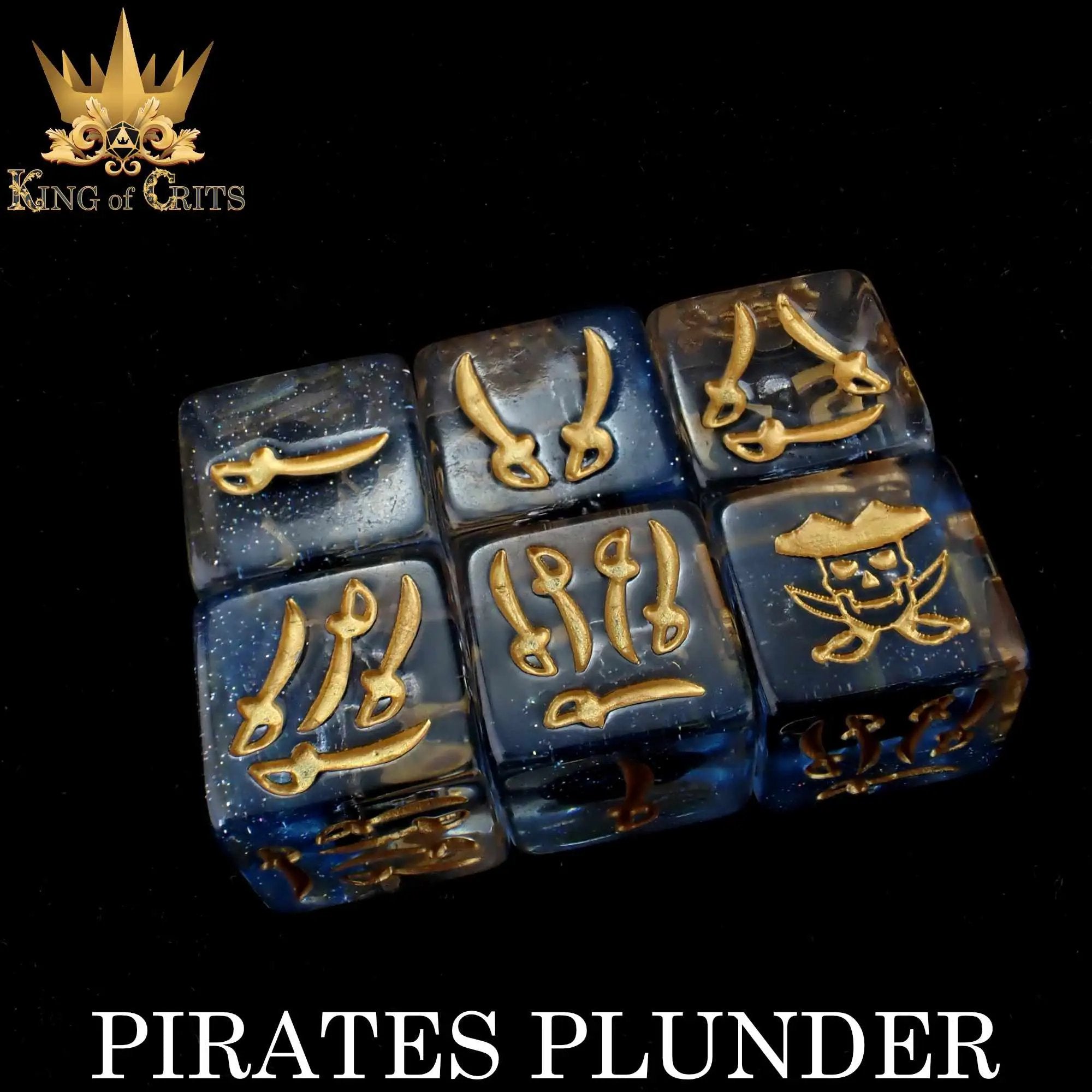 Pirates Plunder 11 Dice Set by DNDDICE.COM