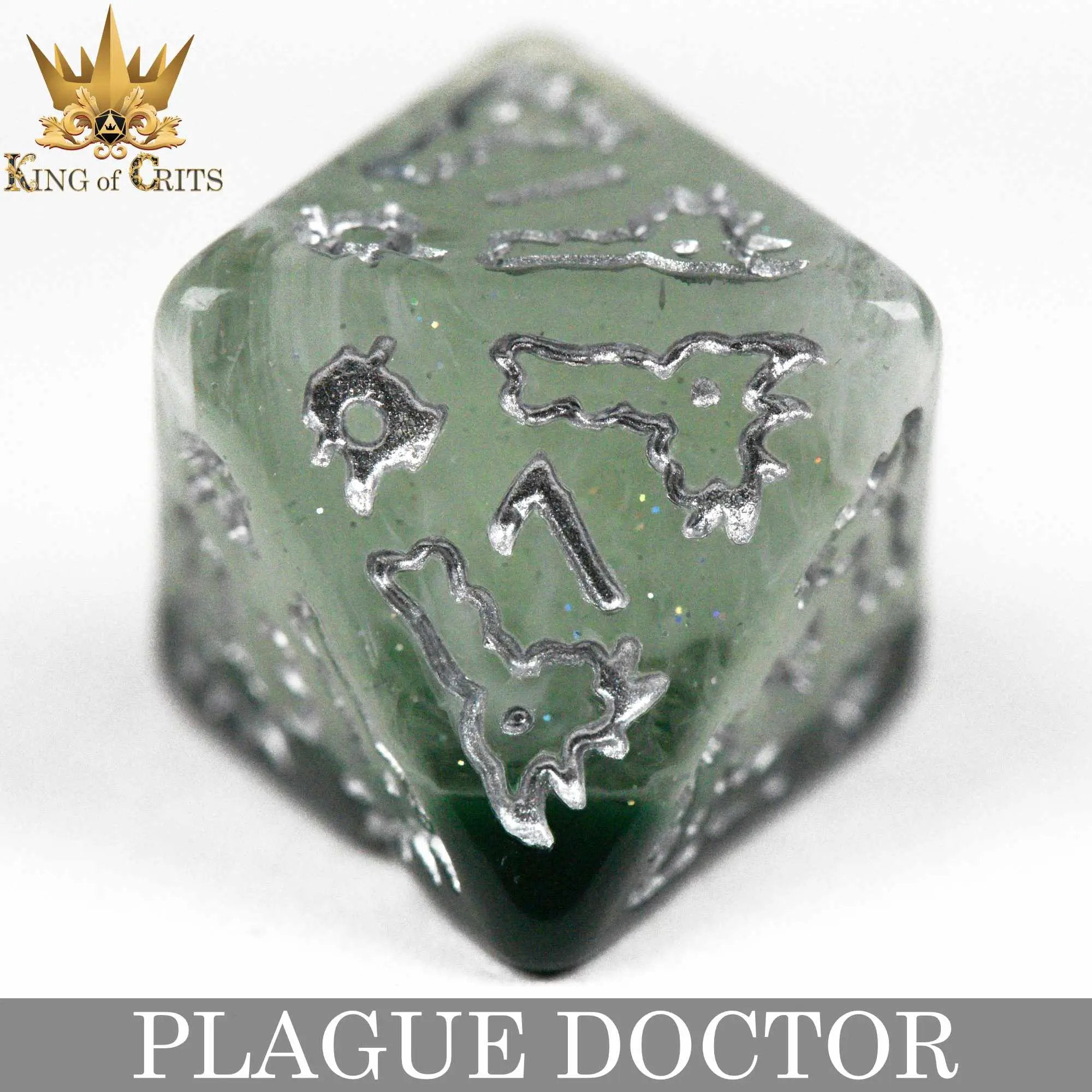 Plague Doctor 11 Dice Set by DNDDICE.COM