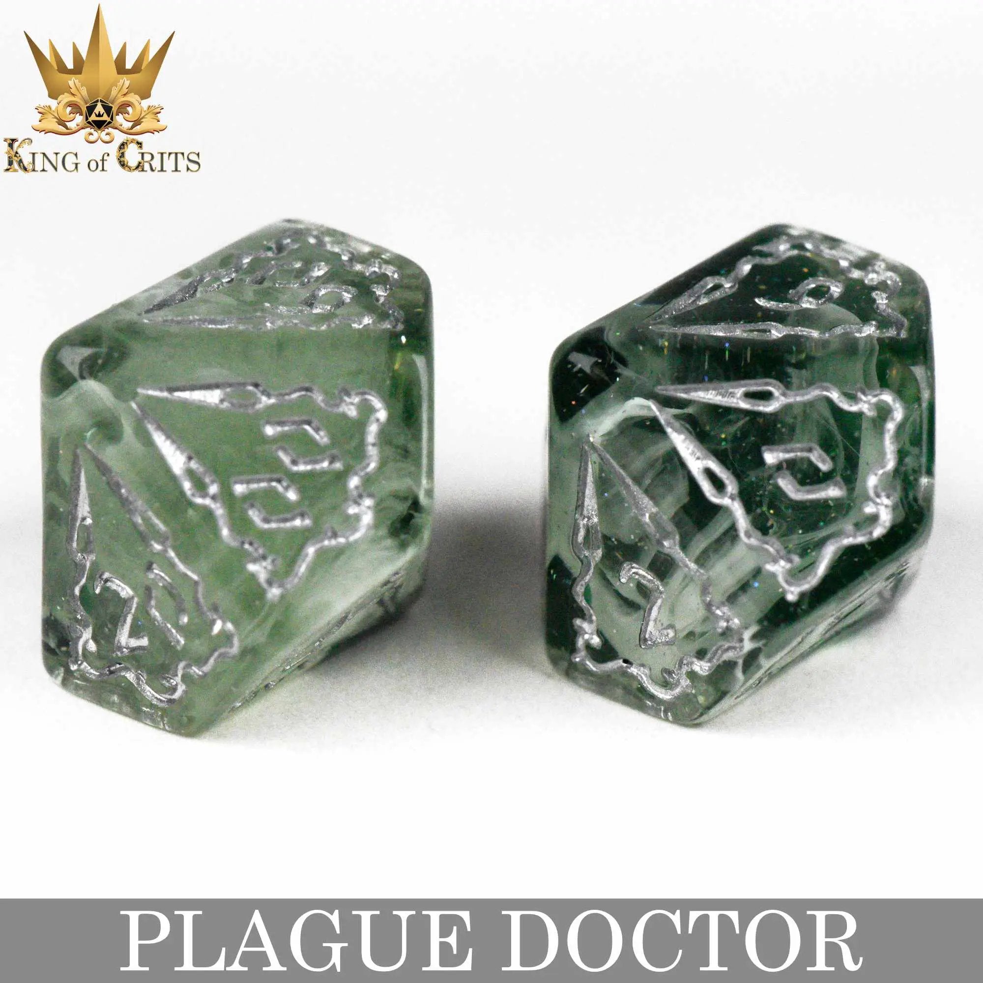 Plague Doctor 11 Dice Set by DNDDICE.COM