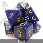 Pluto Galaxy Dice Set by DNDDICE.COM