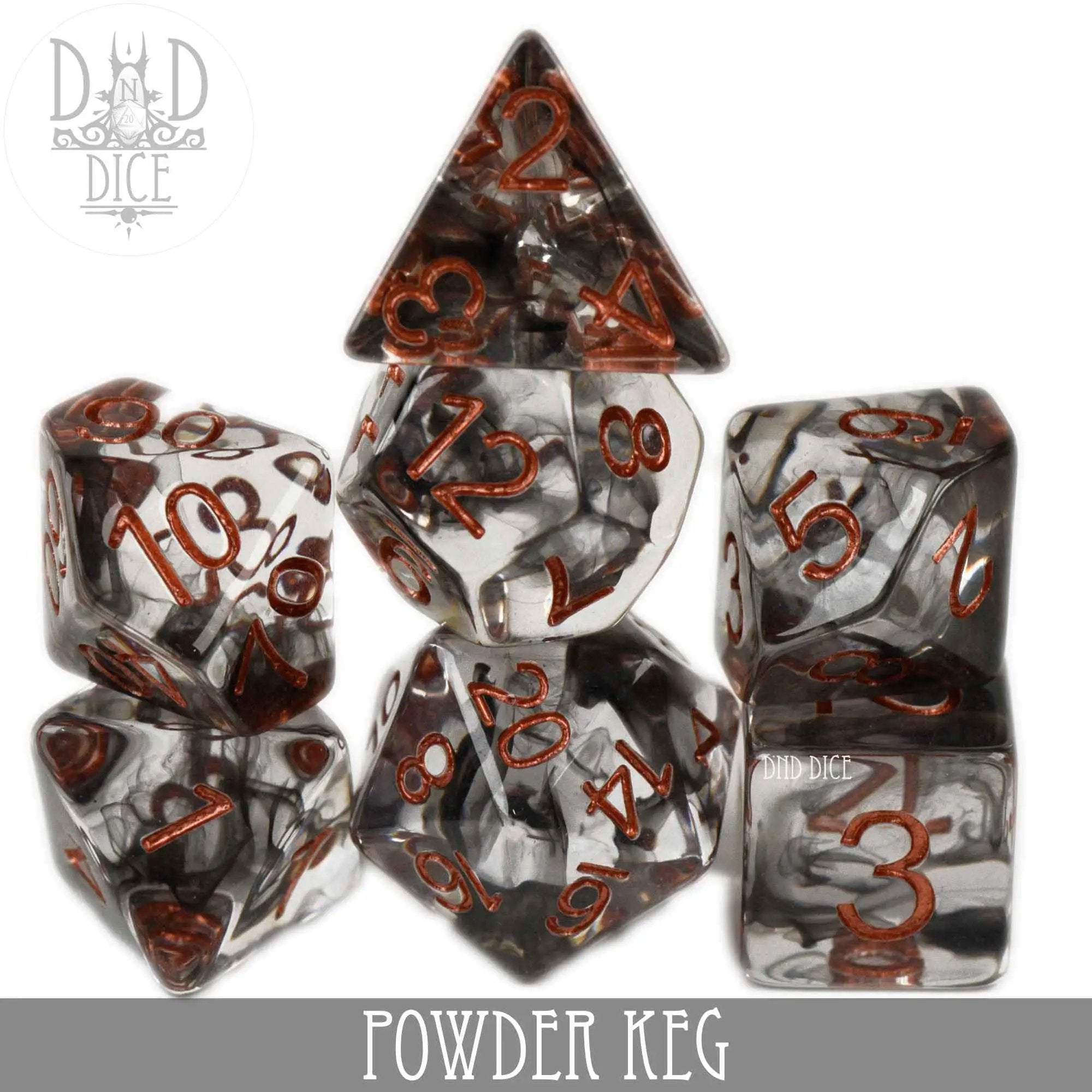 Powder Keg Dice Set by DNDDICE.COM