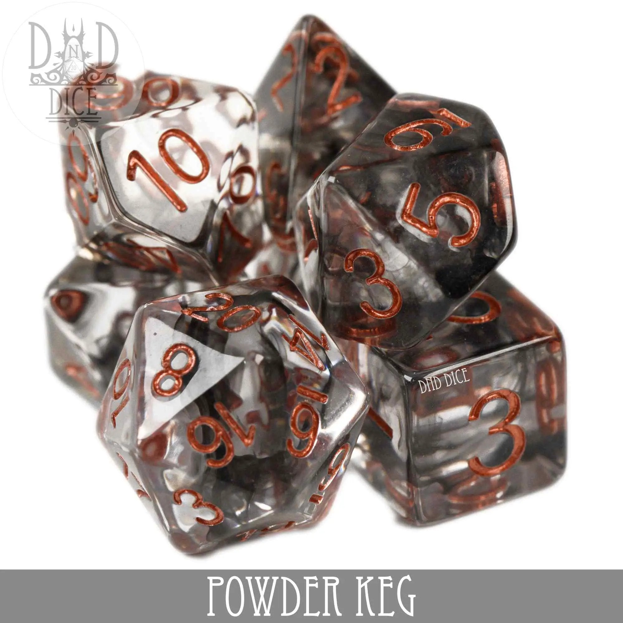 Powder Keg Dice Set by DNDDICE.COM