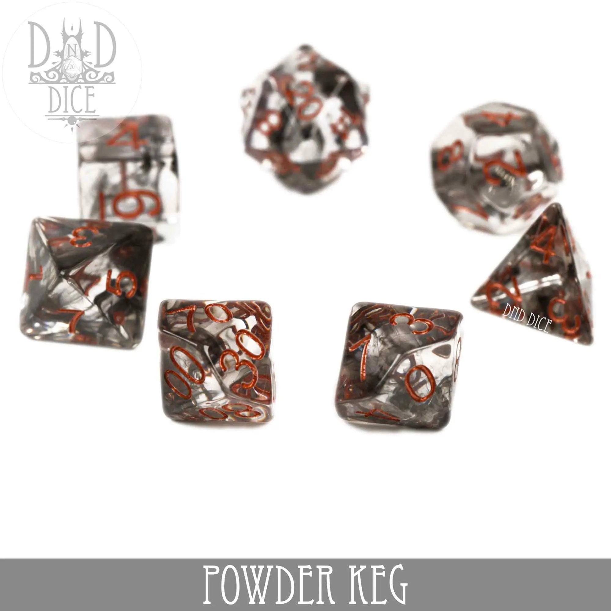 Powder Keg Dice Set by DNDDICE.COM