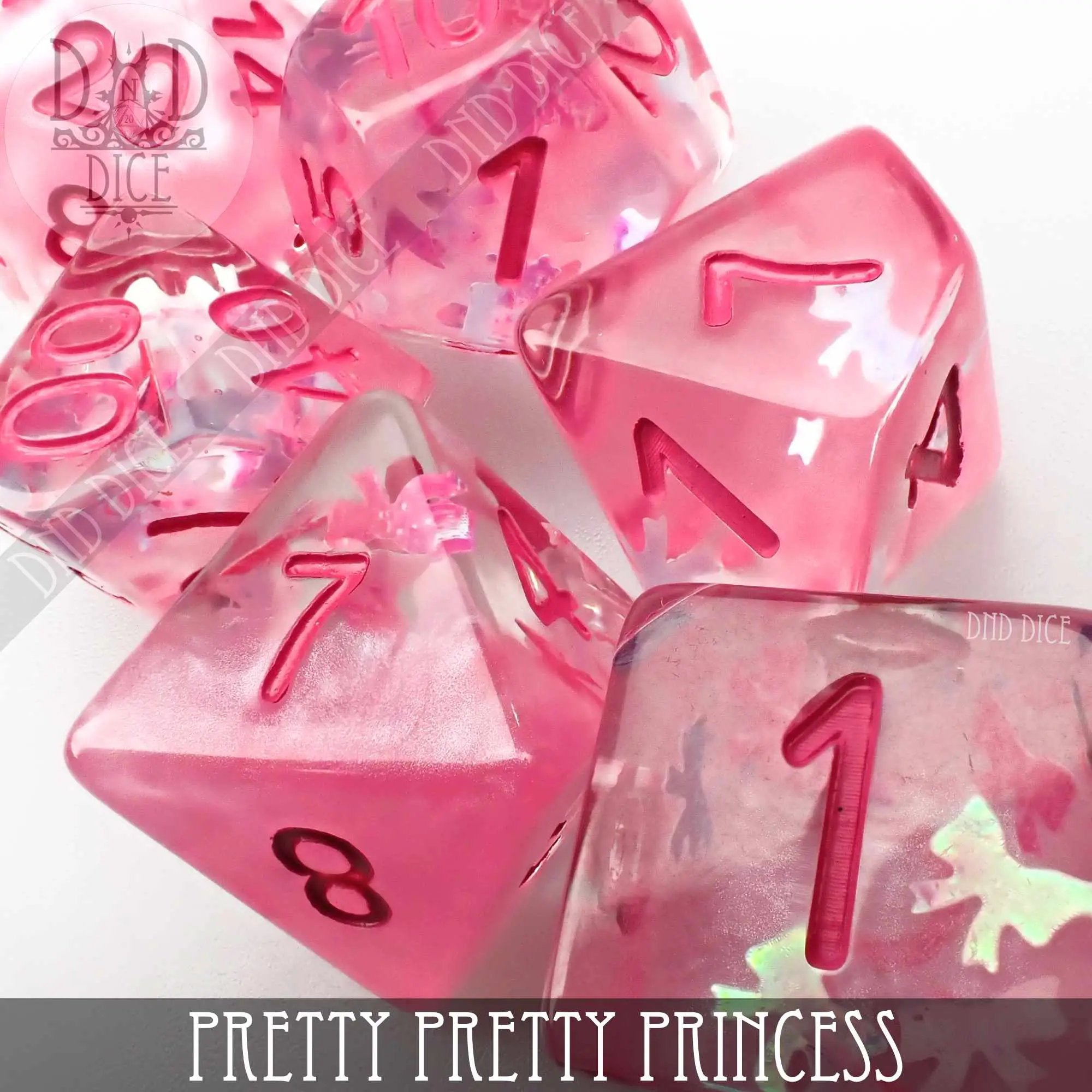 Pretty Pretty Princess Dice Set by DNDDICE.COM