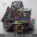 Prismatic Dragon Metal Dice Set (Gift Box) by DNDDICE.COM