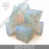 Queen Opalite Dice Set (Gift Box) by DNDDICE.COM