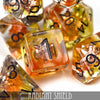 Radiant Shield Dice Set by DNDDICE.COM