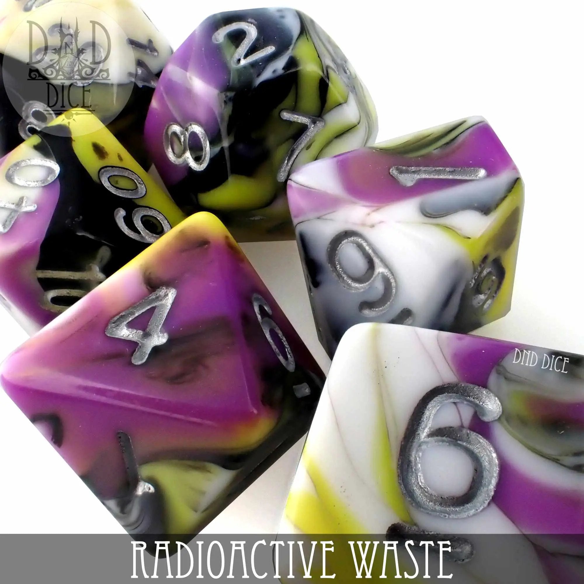 Radioactive Waste Dice Set by DNDDICE.COM