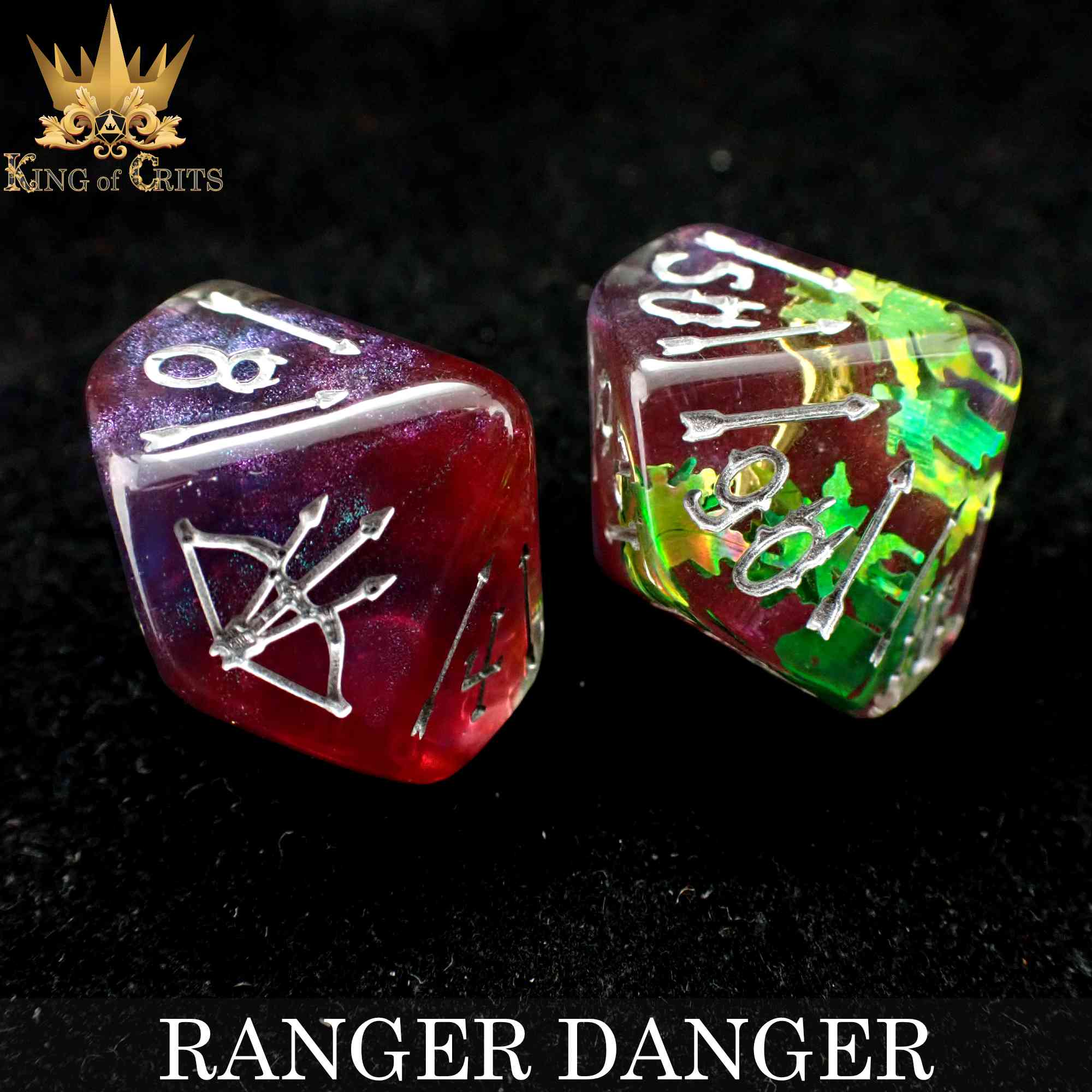 Ranger Danger 11 Dice Set by DNDDICE.COM