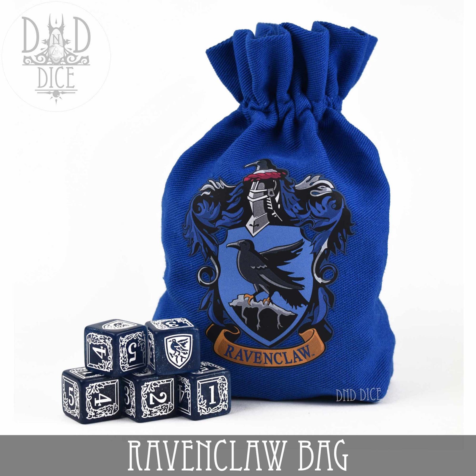 Harry Potter - Ravenclaw Dice Bag & 5D6 by DNDDICE.COM