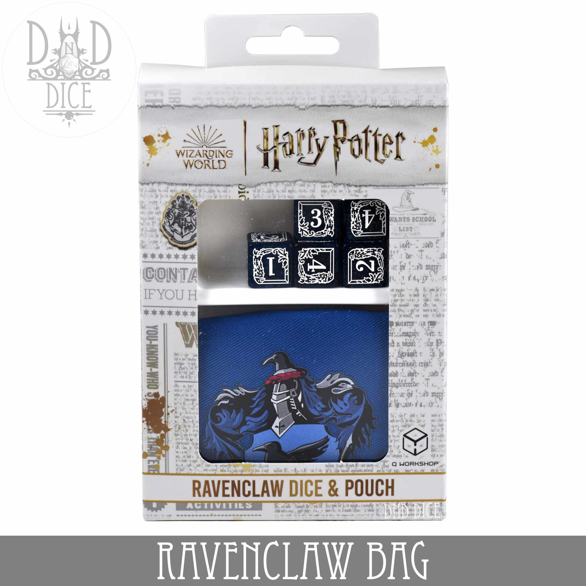Harry Potter - Ravenclaw Dice Bag & 5D6 by DNDDICE.COM