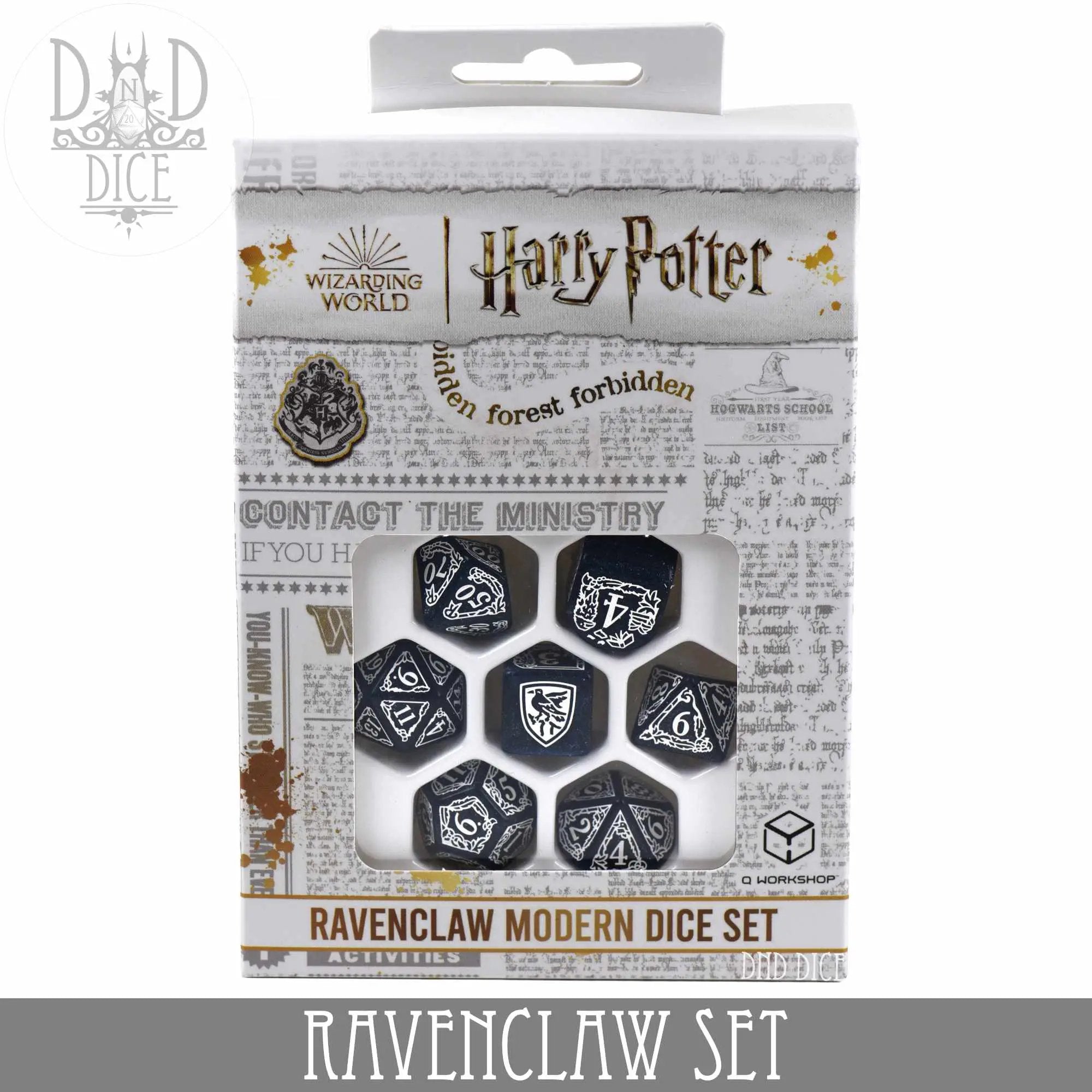 Harry Potter - Ravenclaw Dice Set by DNDDICE.COM