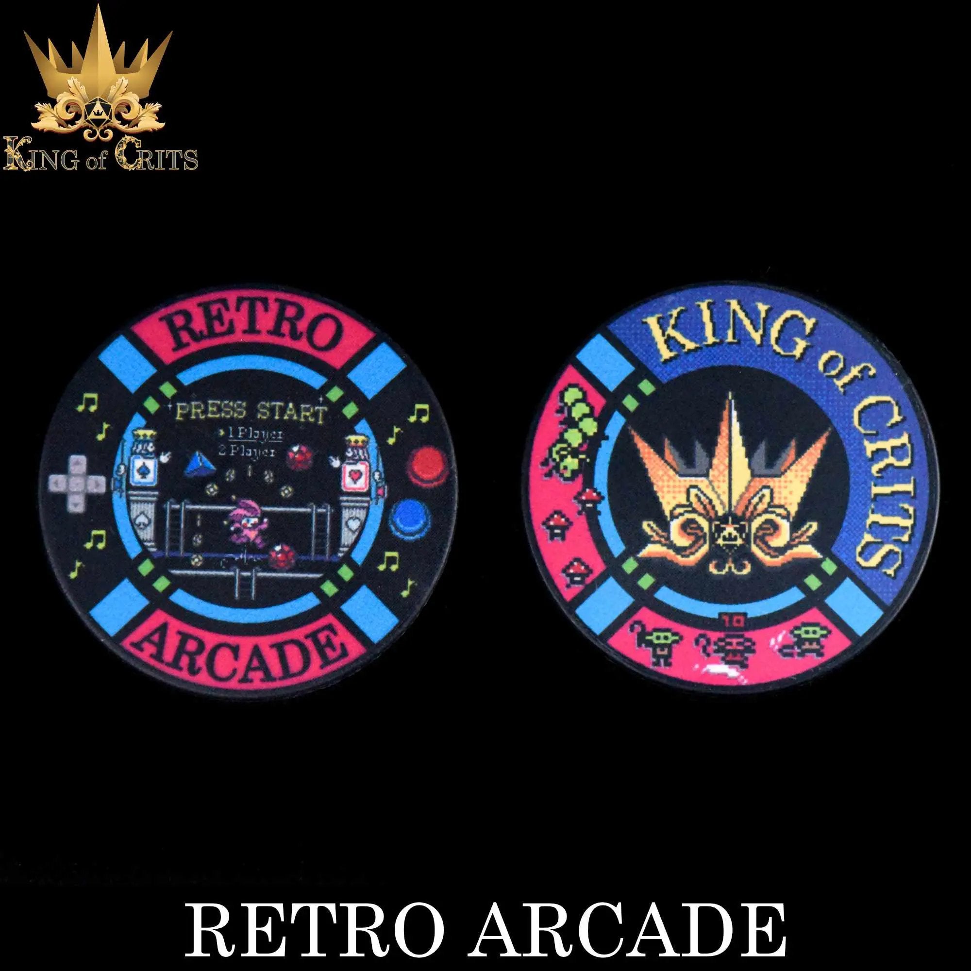 Retro Arcade 11 Dice Set by DNDDICE.COM