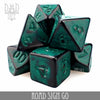 Road Sign Go Dice Set by DNDDICE.COM