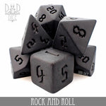 Rock and Roll Dice Set by DNDDICE.COM