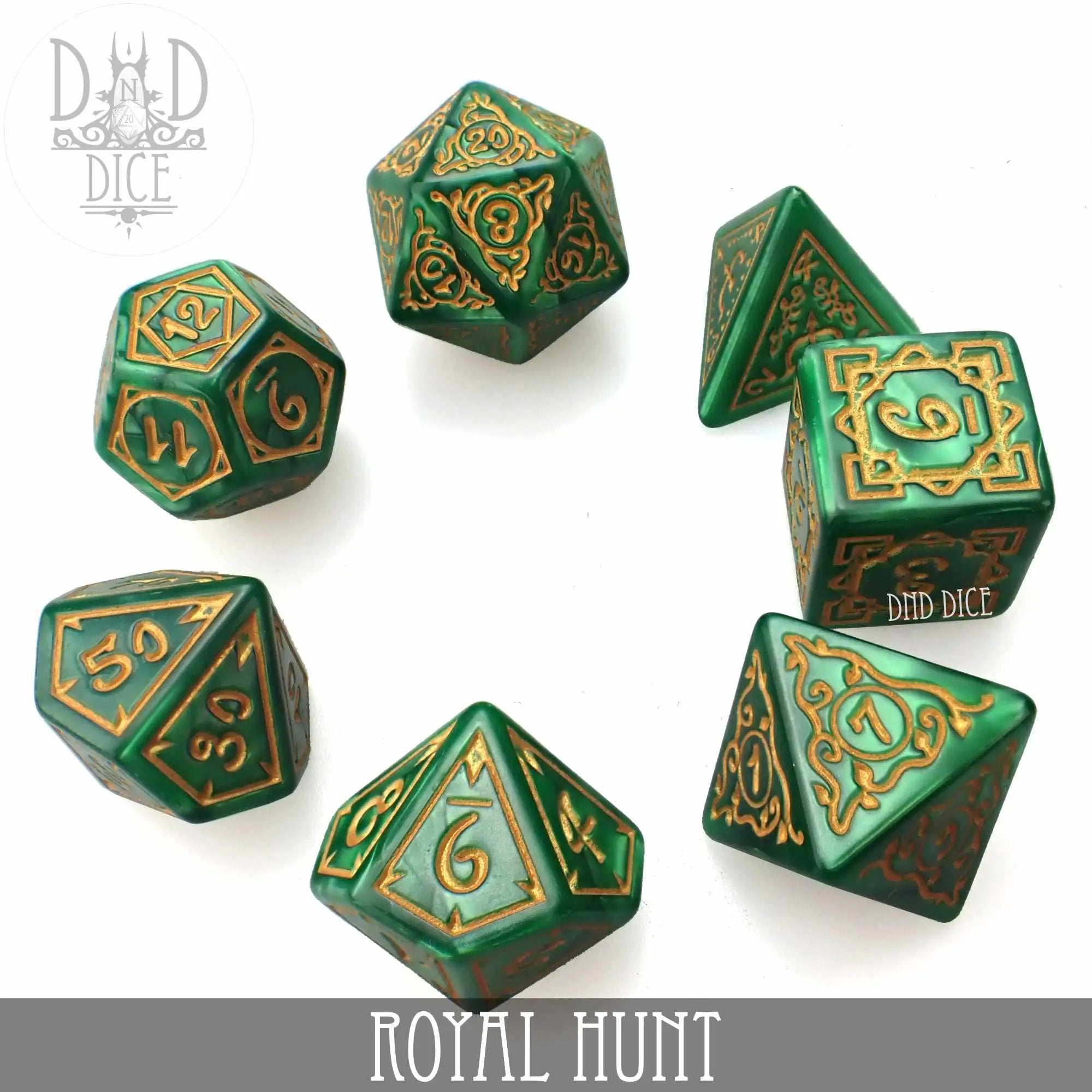 Royal Hunt Dice Set by DNDDICE.COM