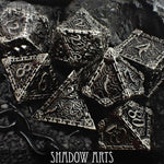Shadow Arts Metal Dice Set by DNDDICE.COM