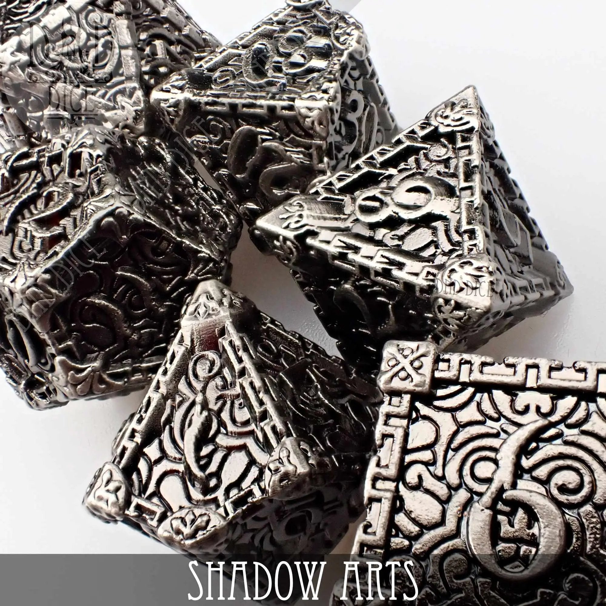 Shadow Arts Metal Dice Set by DNDDICE.COM