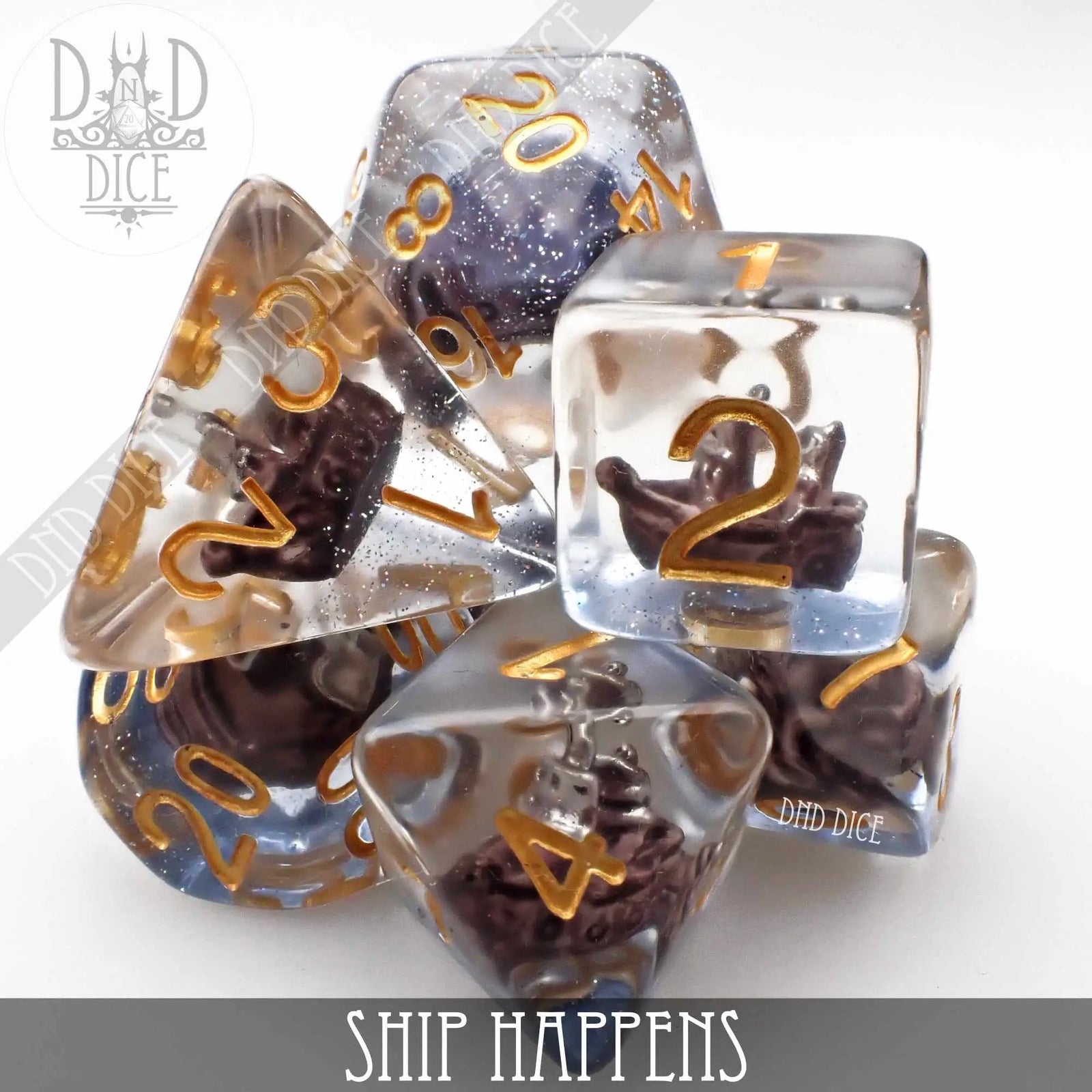 Ship Happens Dice Set by DNDDICE.COM