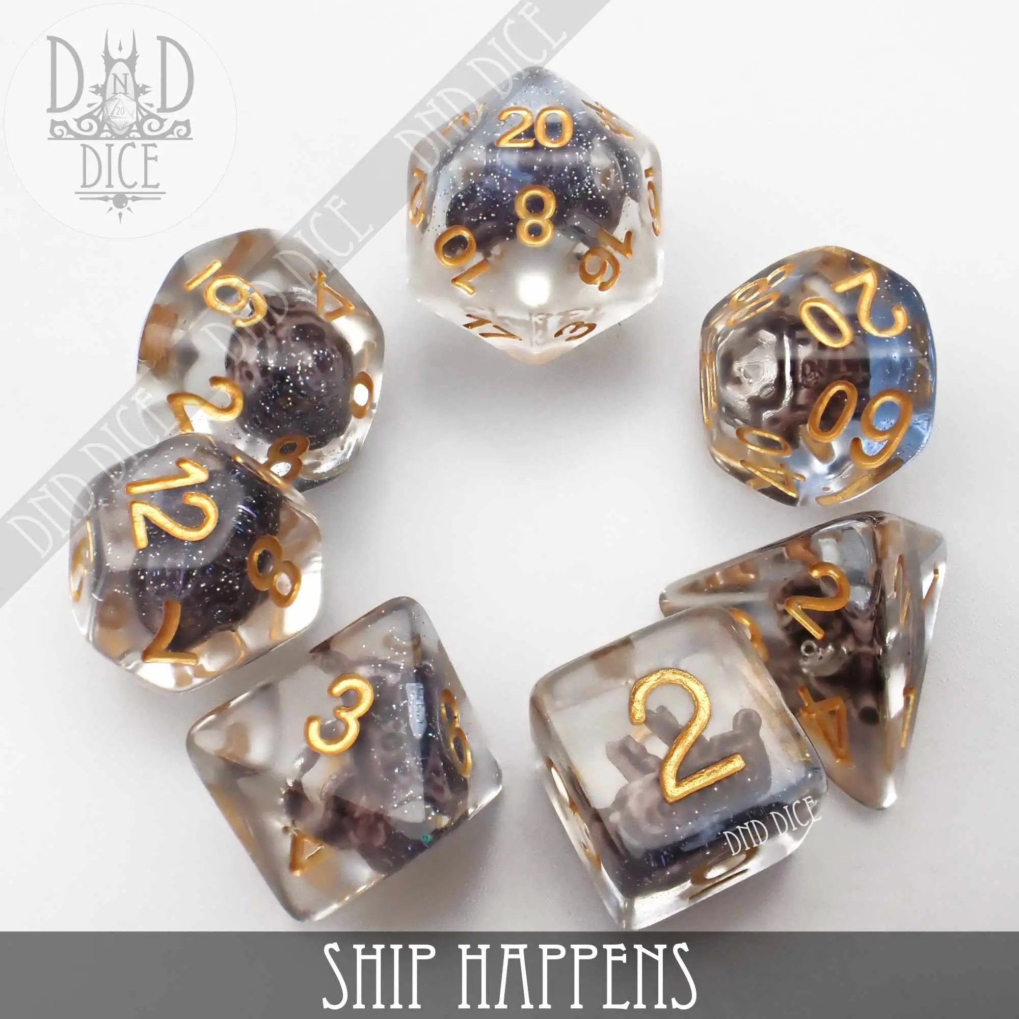 Ship Happens Dice Set by DNDDICE.COM
