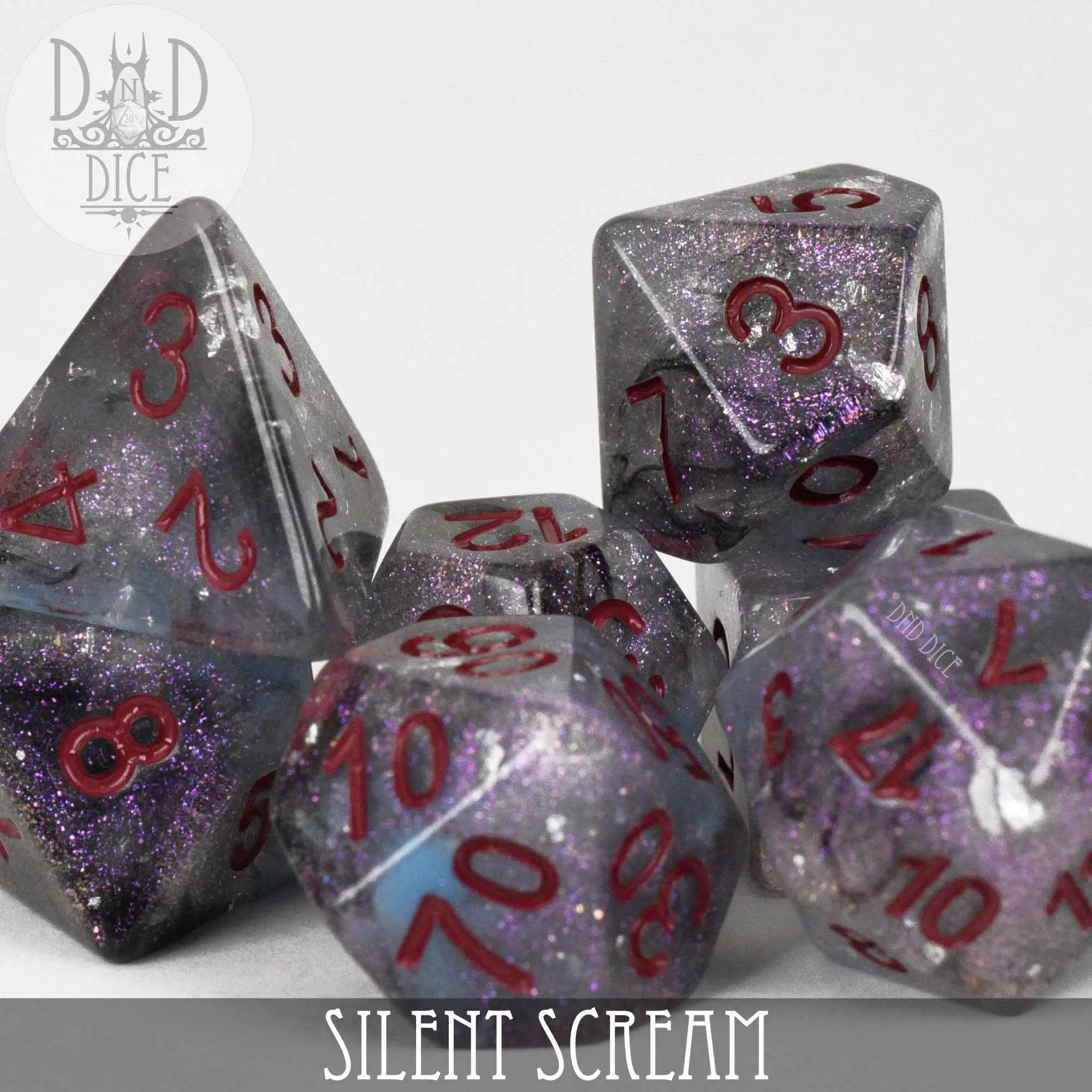 Silent Scream Dice Set by DNDDICE.COM