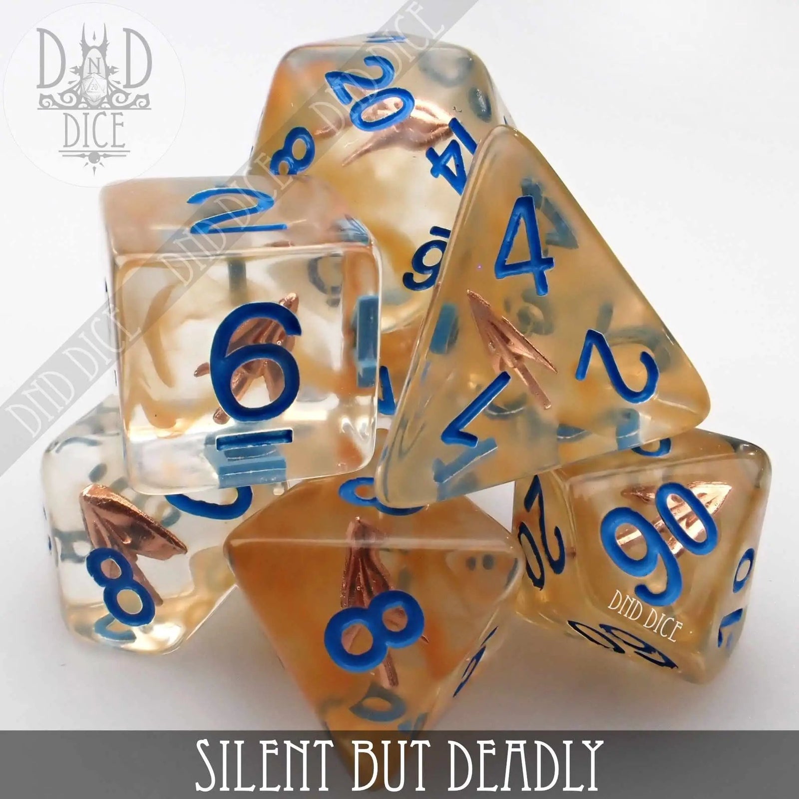 Silent But Deadly Dice Set by DNDDICE.COM
