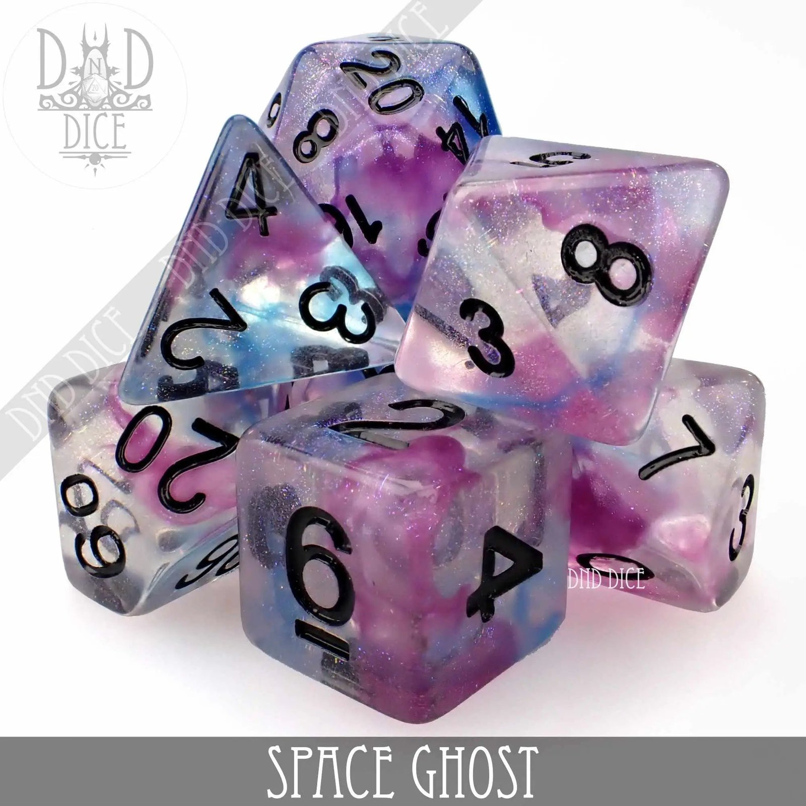 Space Ghost Dice Set by DNDDICE.COM