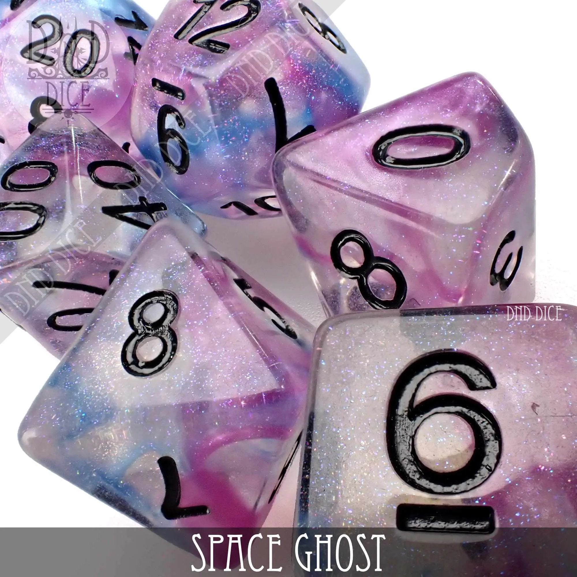 Space Ghost Dice Set by DNDDICE.COM