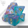 Stardust Dice Set by DNDDICE.COM